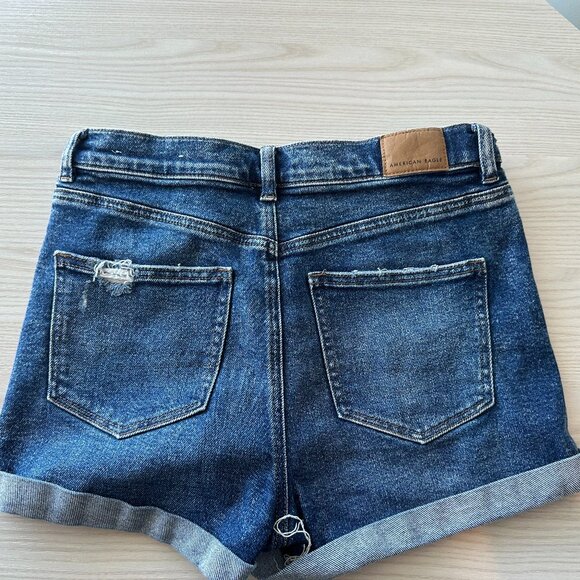 American Eagle High Rise Denim Shorts - Picture 6 of 9